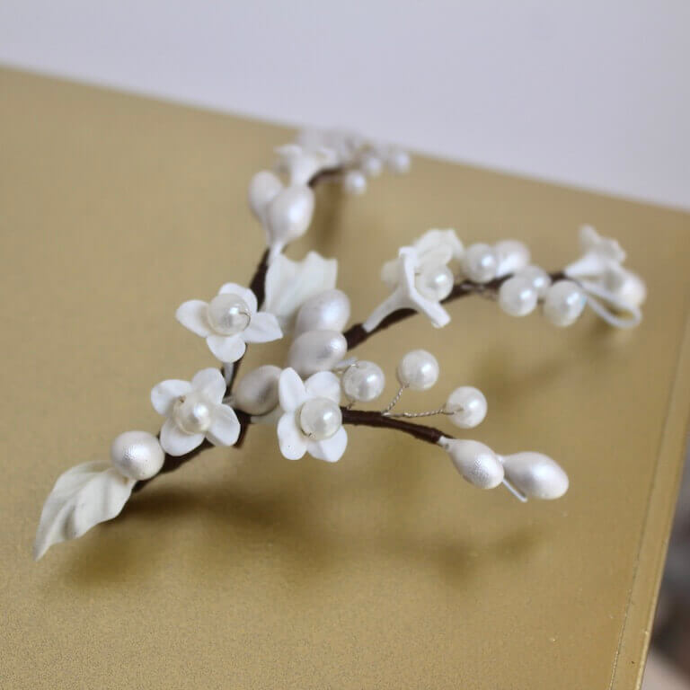 Tocado de novia para coleta Venus - Imagen 5