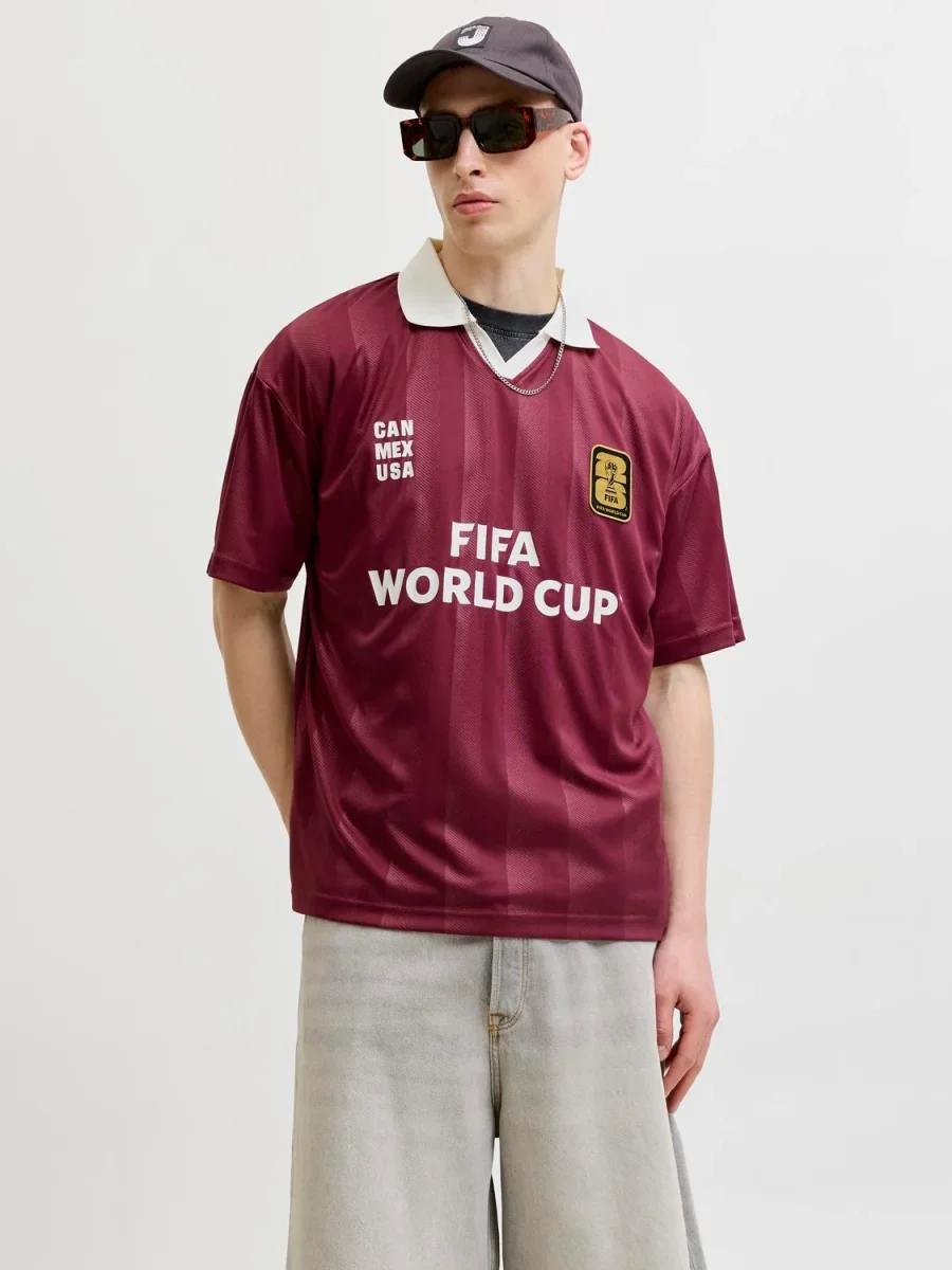 CAMISETA RELAXED POLO FIFA - Cabernet