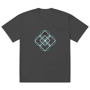 Camiseta oversize con efecto desgastado