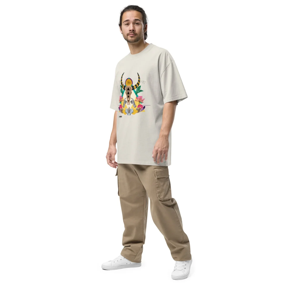 Camiseta oversize con efecto desgastado - Imagen 6