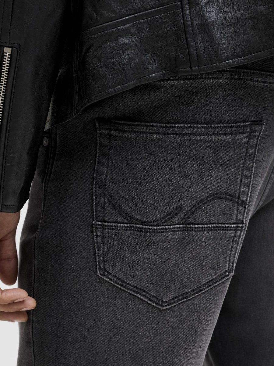 JEAN TAPERED TIRO BAJO MIKE 426 - Black Denim - Imagen 8