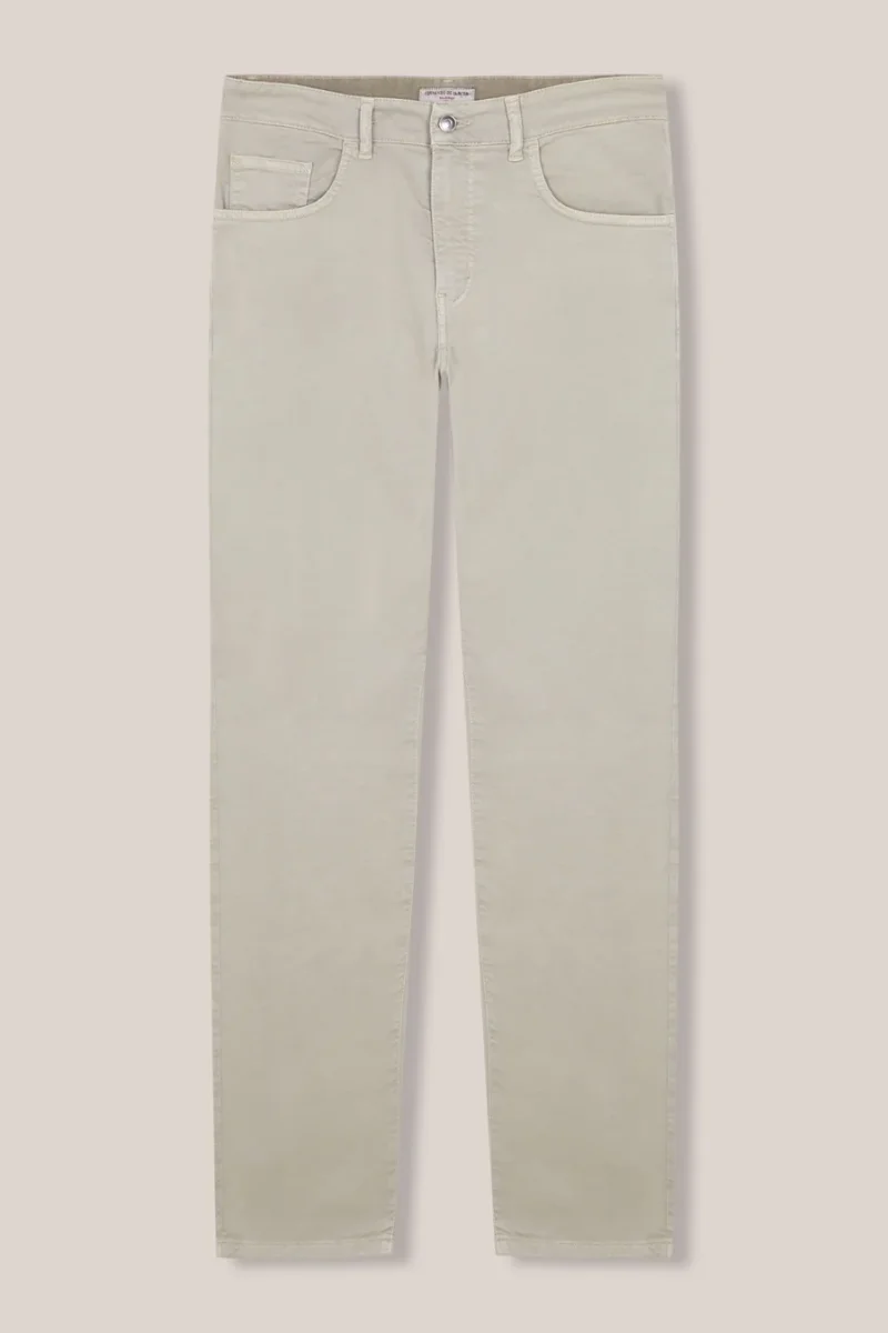 Pantalón Cinco Bolsillos - Beige Tostado - Imagen 5