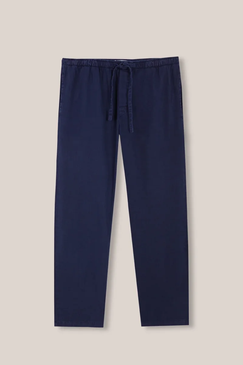 Pantalón Largo Lino - Azul Marino