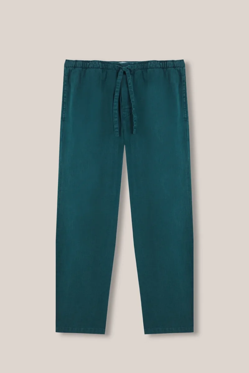 Pantalón Largo Lino - Verde Botella