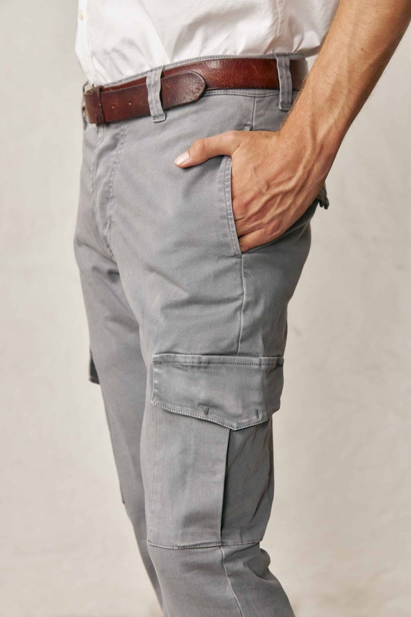 Pantalón Cargo - Gris - Imagen 5