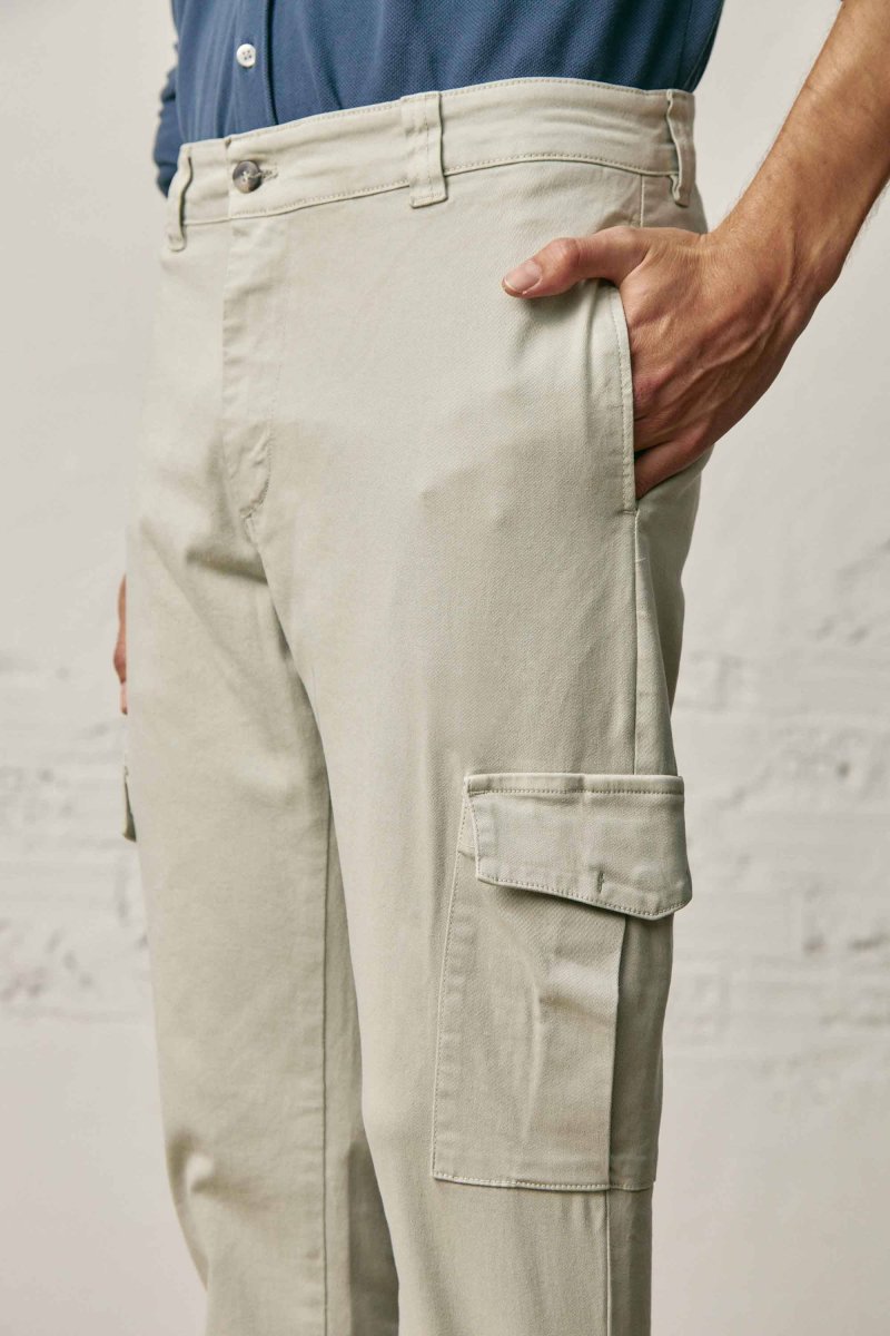 Pantalón Cargo - Piedra Claro - Imagen 2