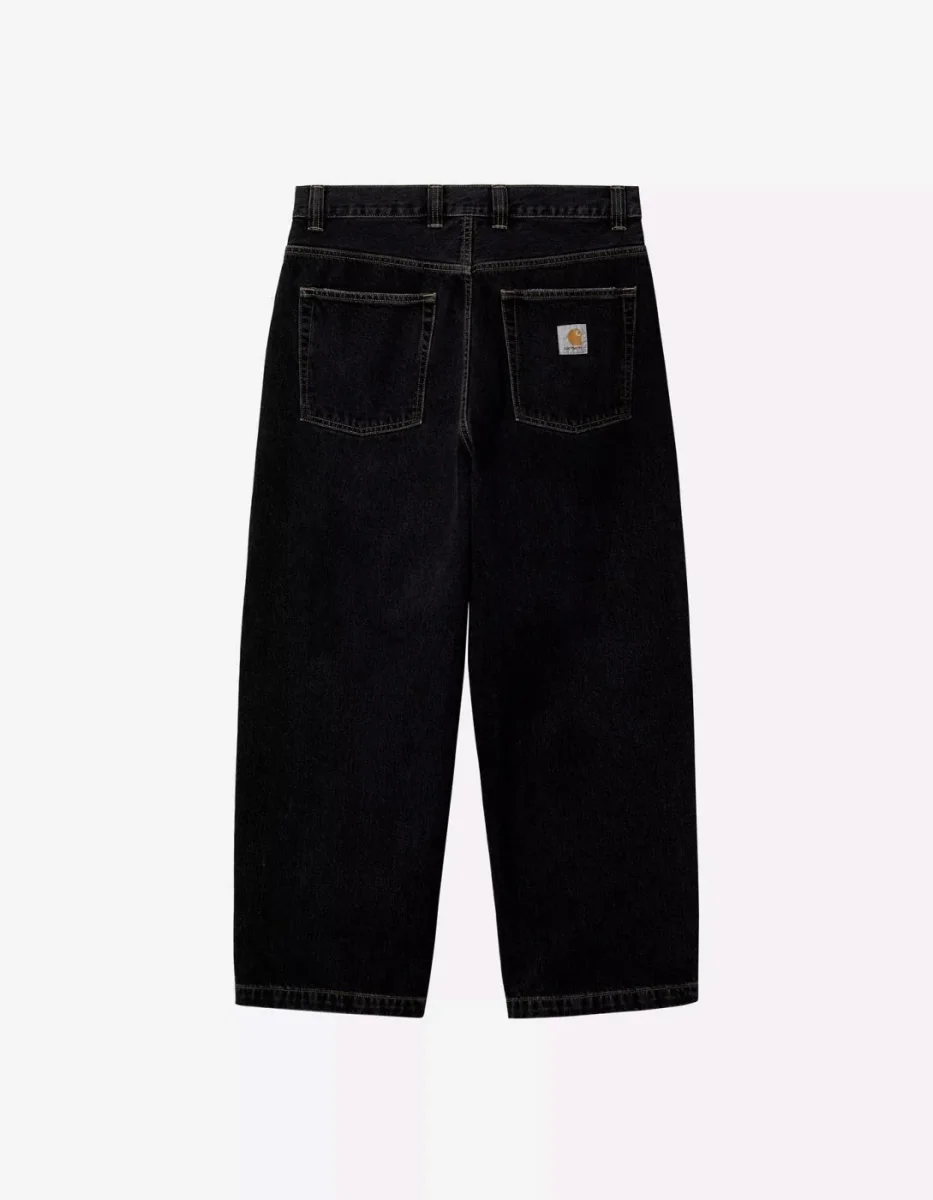Pantalón CARHARTT WIP BRANDON - Black Stone Washed - Imagen 6