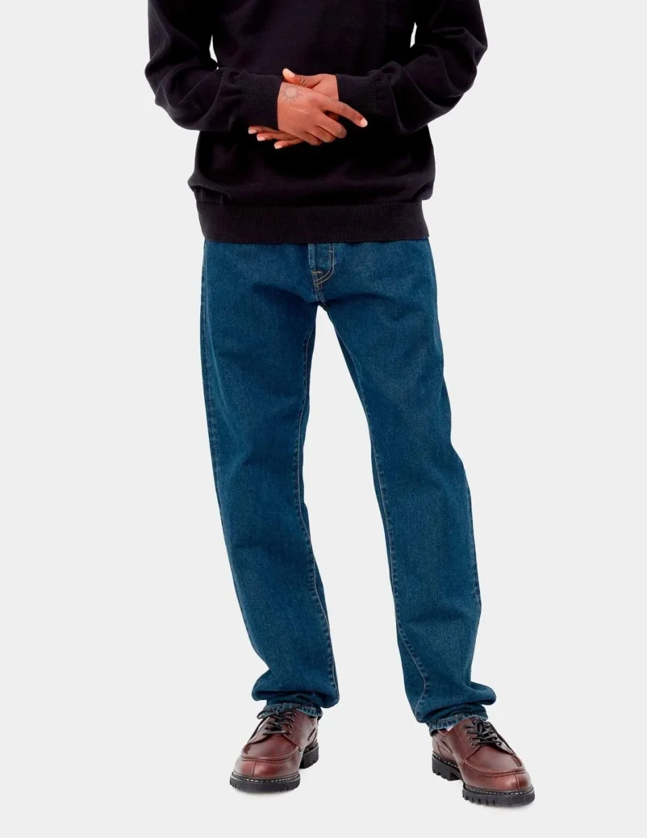 Pantalón CARHARTT WIP KLONDIKE - Blue Stone - Imagen 2