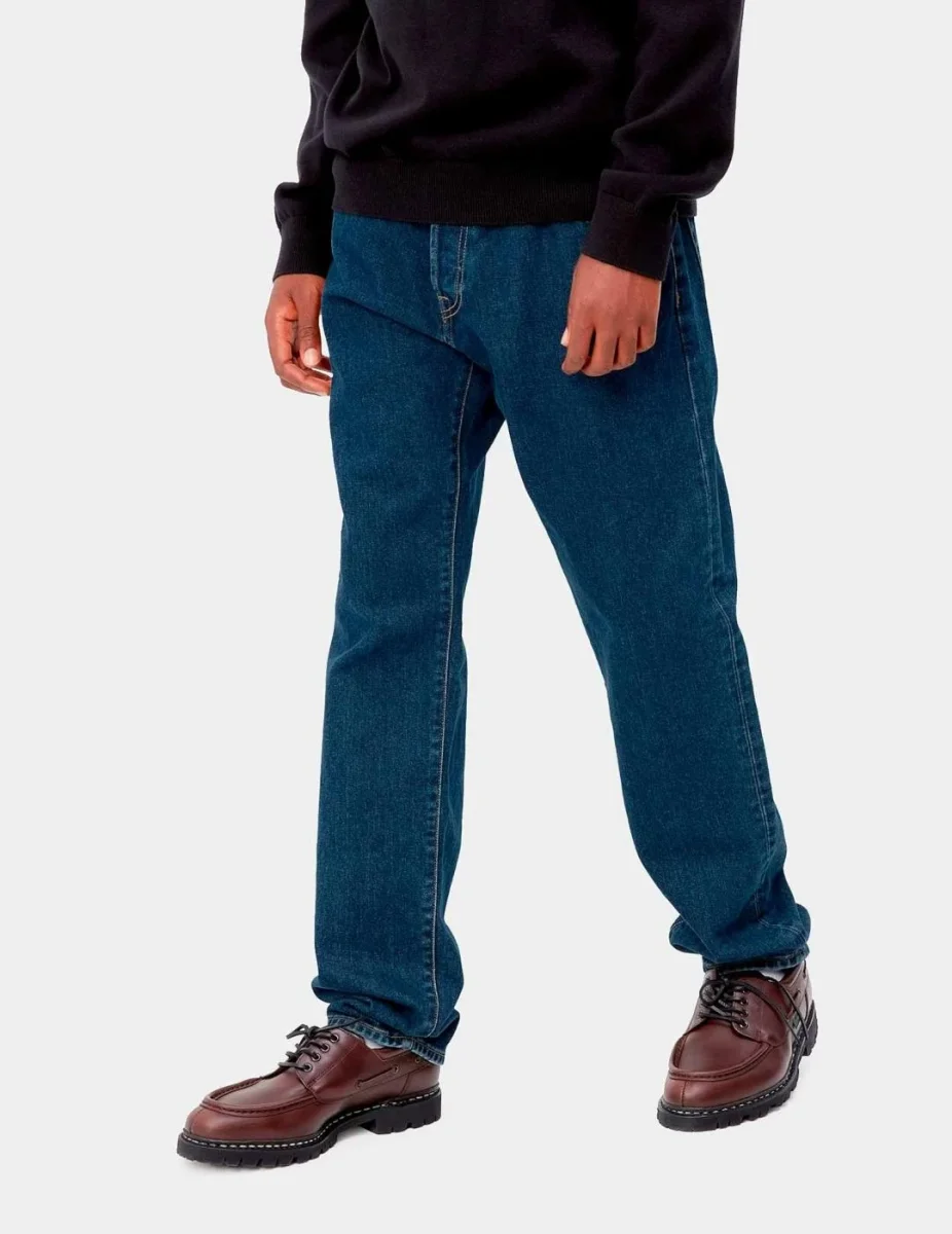 Pantalón CARHARTT WIP KLONDIKE - Blue Stone - Imagen 4