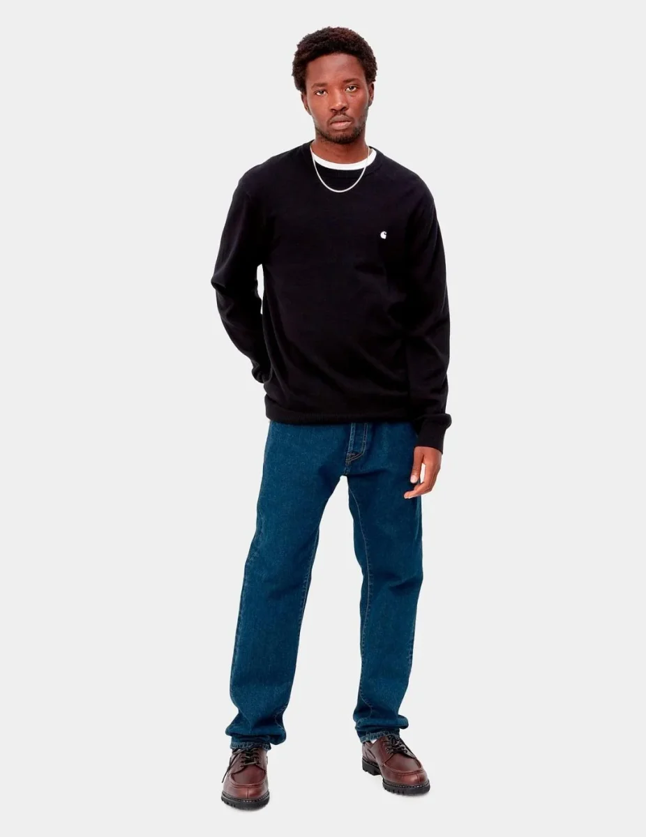 Pantalón CARHARTT WIP KLONDIKE - Blue Stone - Imagen 5