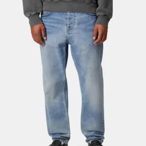 Pantalón CARHARTT WIP NEWEL - Blue Light Used Wash