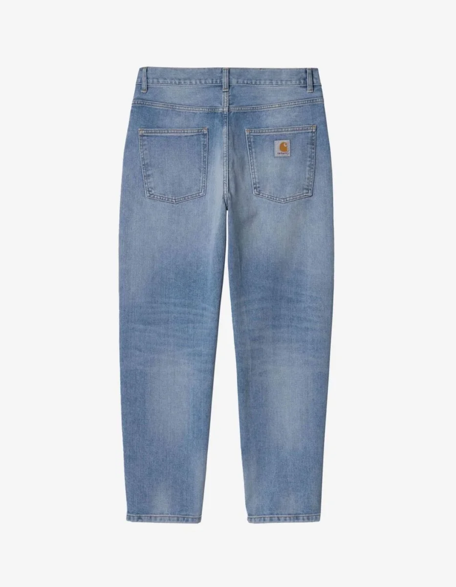 Pantalón CARHARTT WIP NEWEL - Blue Light Used Wash - Imagen 7