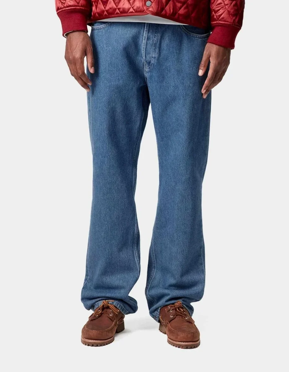 Pantalón CARHARTT WIP NOLAN - Blue Heavy Stone