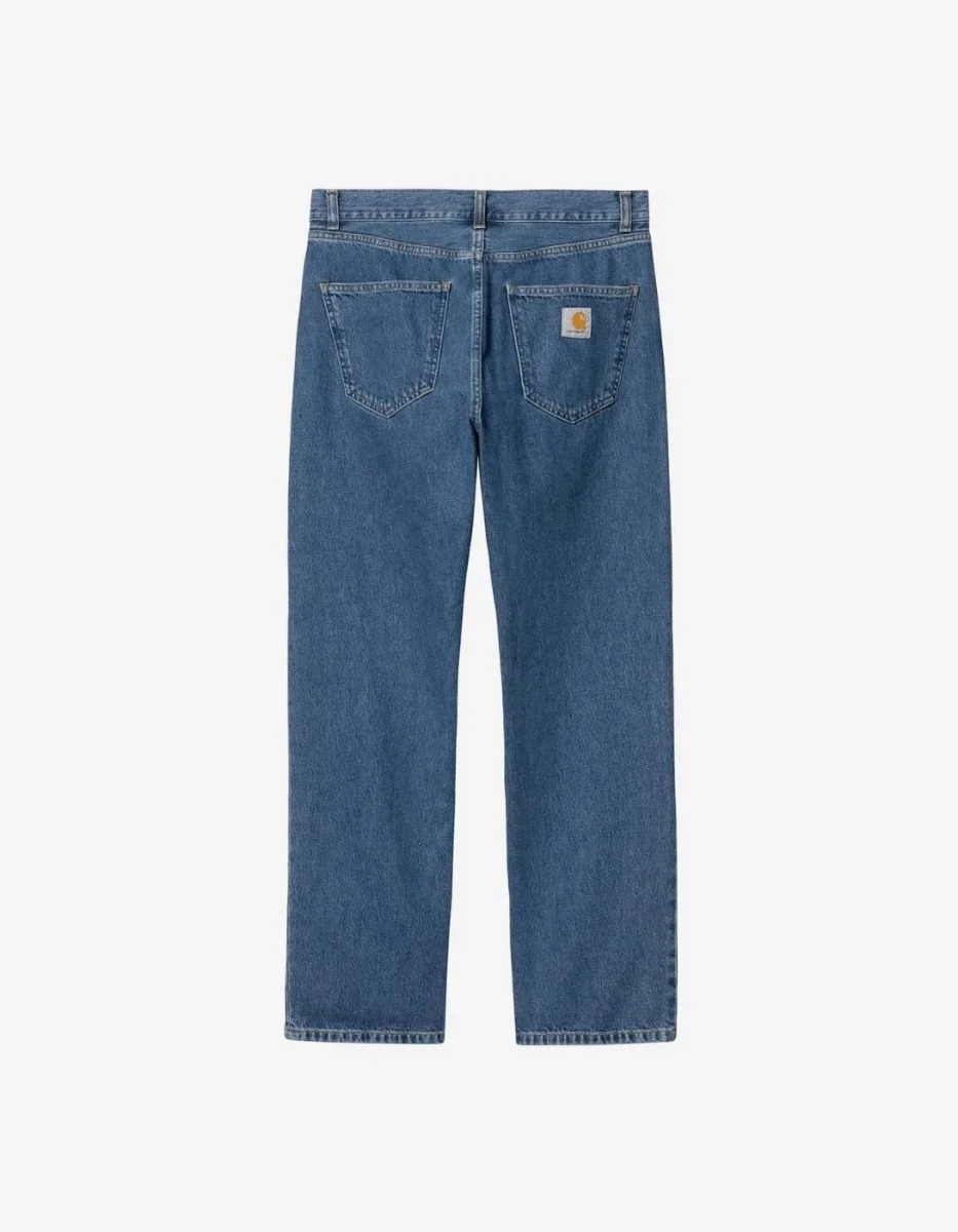 Pantalón CARHARTT WIP NOLAN - Blue Heavy Stone - Imagen 5