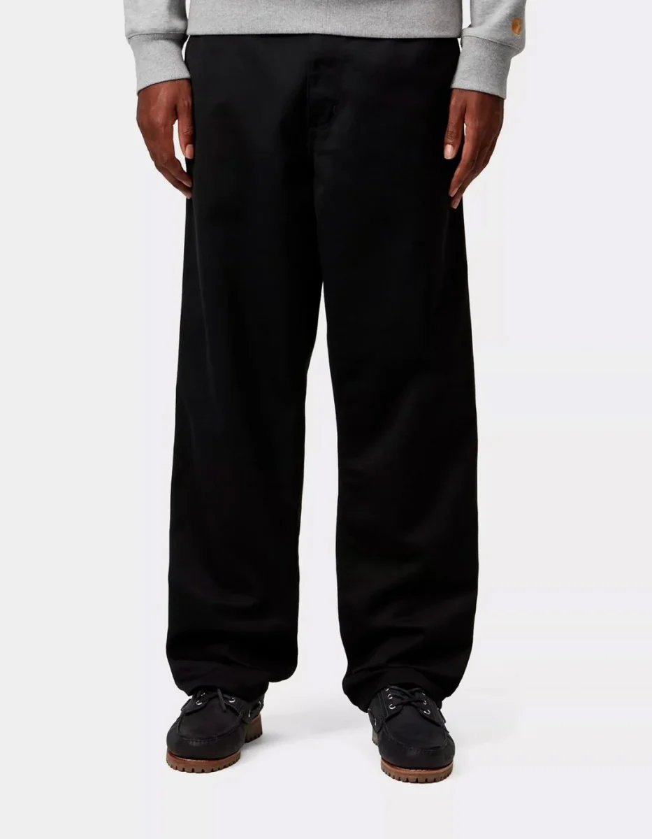 Pantalón CARHARTT WIP SIMPLE - Black Rinsed - Imagen 2