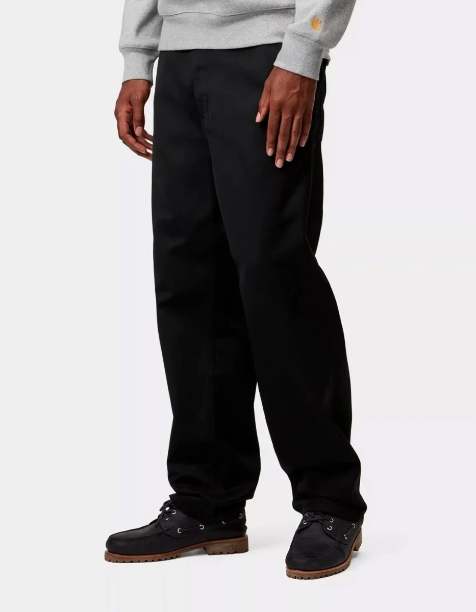 Pantalón CARHARTT WIP SIMPLE - Black Rinsed - Imagen 4