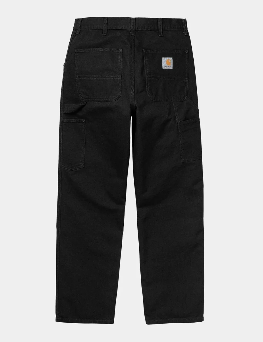 Pantalón CARHARTT WIP SINGLE KNEE - Black Rinsed - Imagen 6