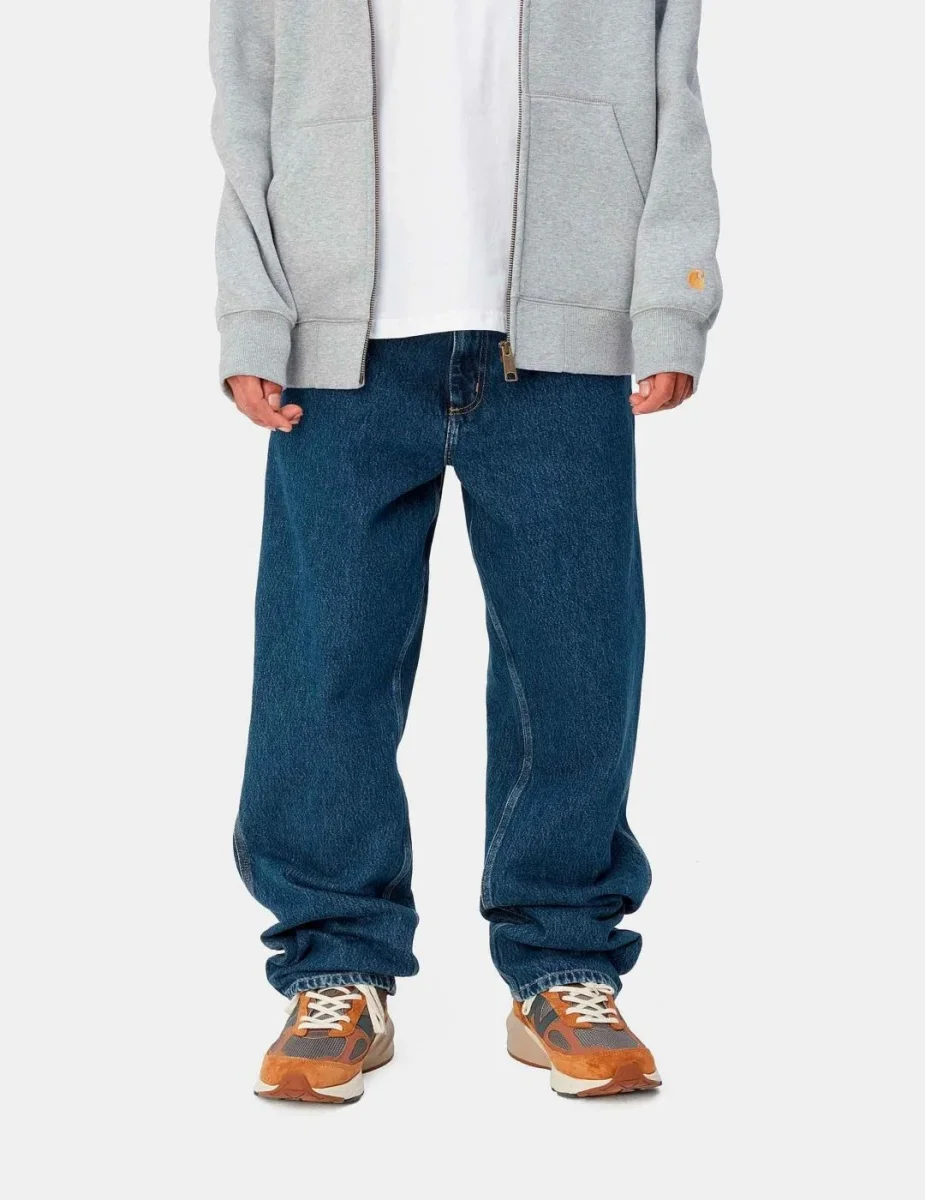 Pantalón CARHARTT WIP SINGLE KNEE - Blue Stone - Imagen 2