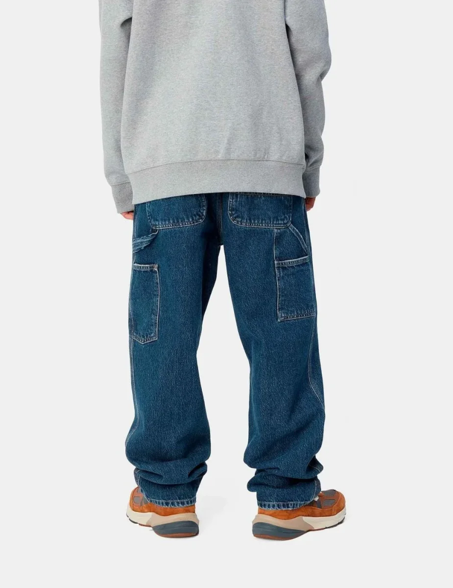 Pantalón CARHARTT WIP SINGLE KNEE - Blue Stone - Imagen 3