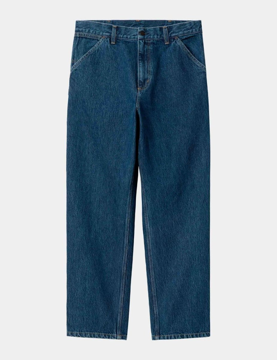 Pantalón CARHARTT WIP SINGLE KNEE - Blue Stone - Imagen 7