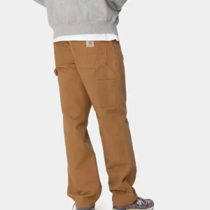 Pantalón CARHARTT WIP SINGLE KNEE - Hamilton Brown Rigid
