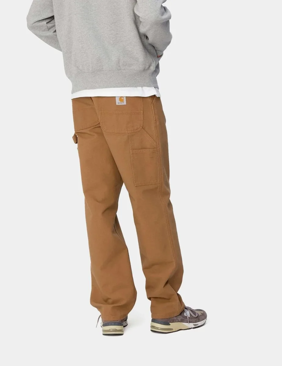 Pantalón CARHARTT WIP SINGLE KNEE - Hamilton Brown Rigid - Imagen 2