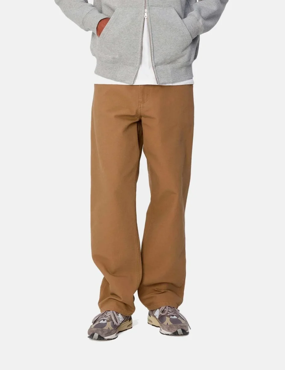 Pantalón CARHARTT WIP SINGLE KNEE - Hamilton Brown Rigid - Imagen 5