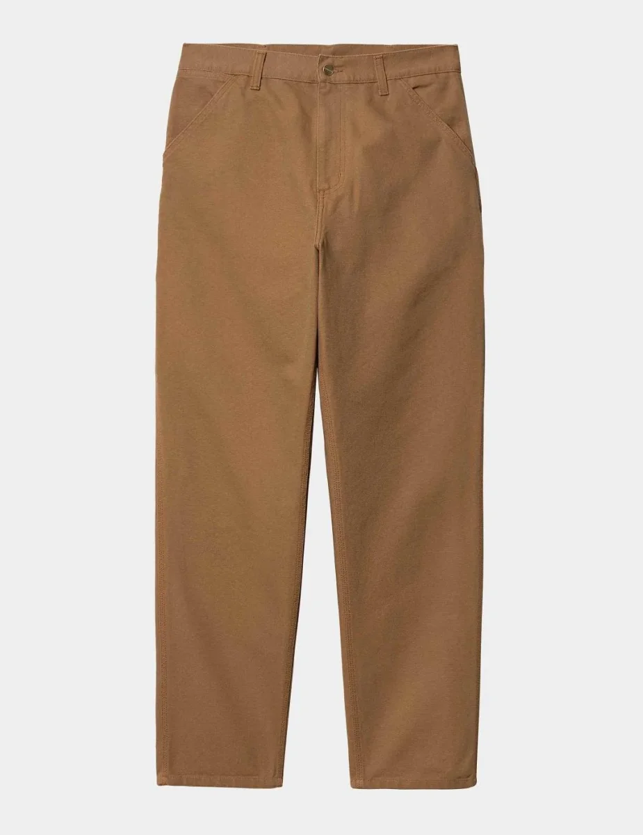 Pantalón CARHARTT WIP SINGLE KNEE - Hamilton Brown Rigid - Imagen 6