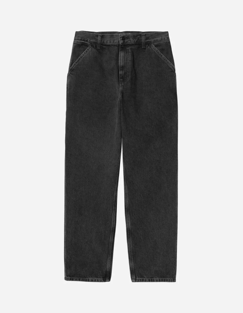 Pantalón CARHARTT WIP SINGLE KNEE - Black Stone - Imagen 6