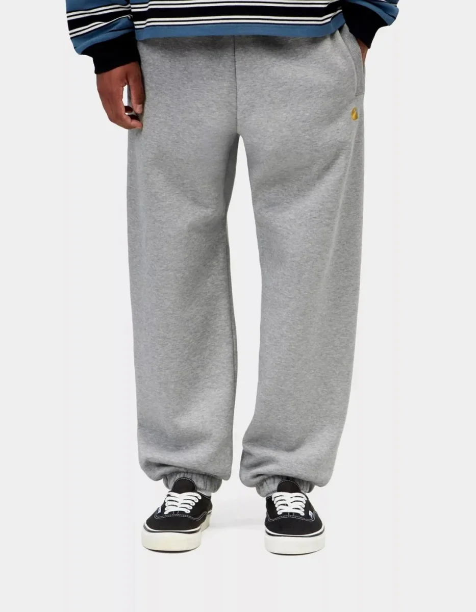 Pantalón Chándal CHASE SWEAT - Grey Heather / Gold