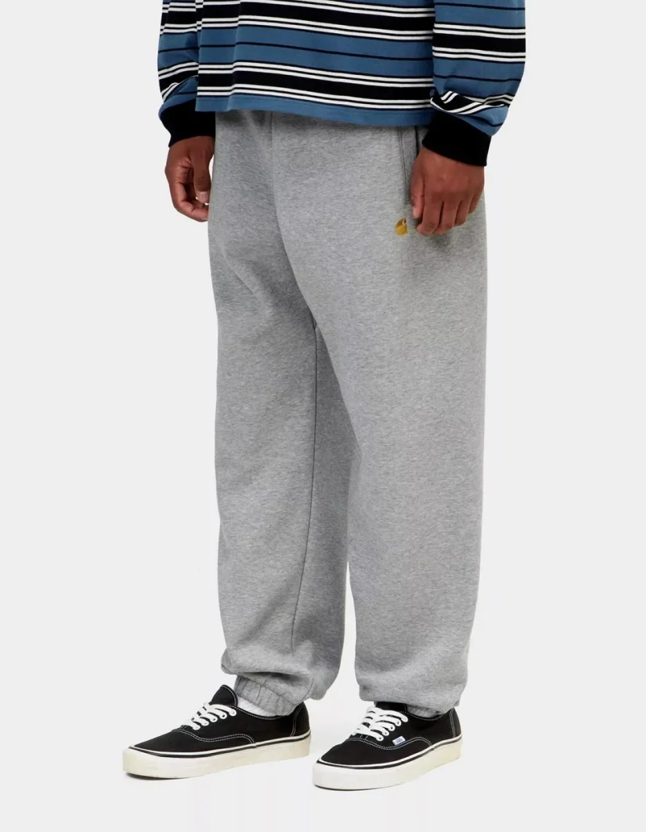 Pantalón Chándal CHASE SWEAT - Grey Heather / Gold - Imagen 4