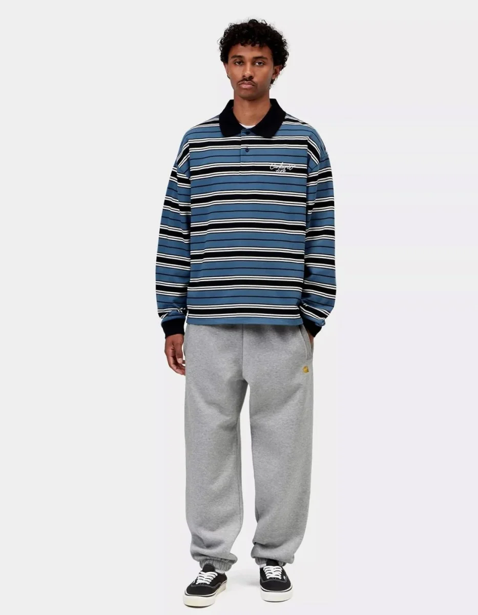 Pantalón Chándal CHASE SWEAT - Grey Heather / Gold - Imagen 5