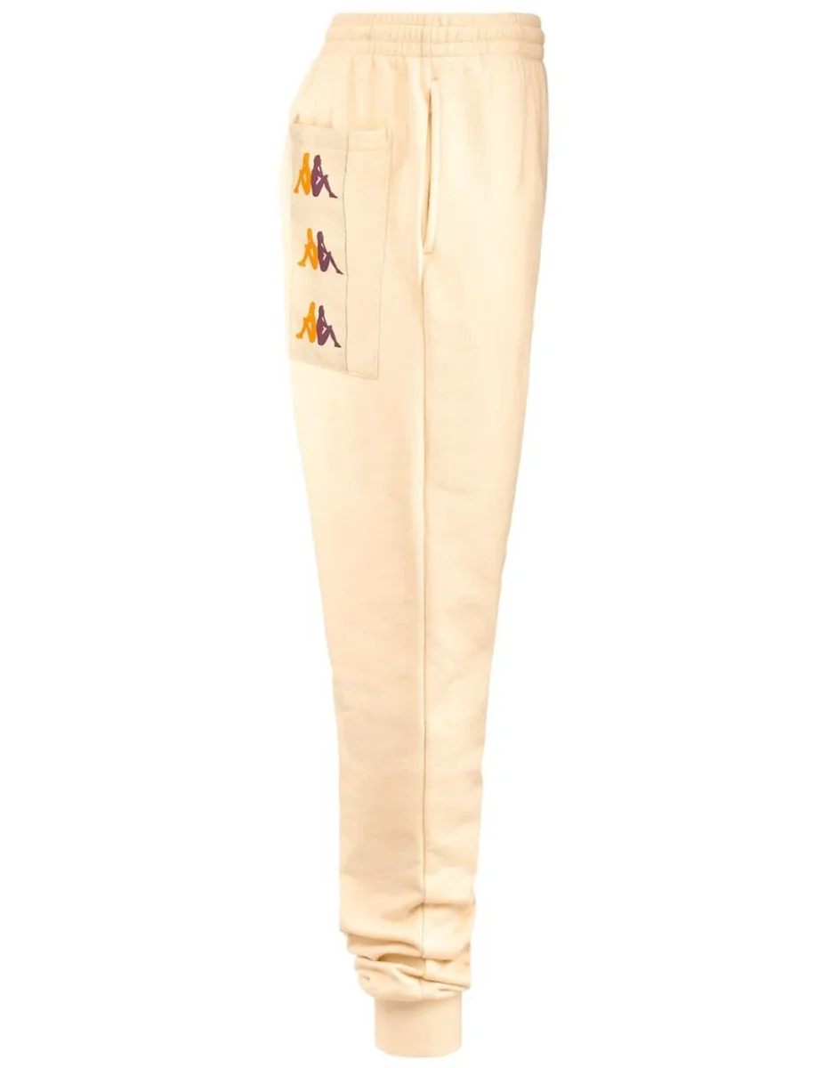 Pantalón Chándal KAPPA 10 VALTEN - Beige/Orange/Violet - Imagen 4