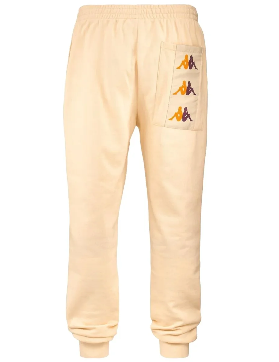 Pantalón Chándal KAPPA 10 VALTEN - Beige/Orange/Violet - Imagen 7