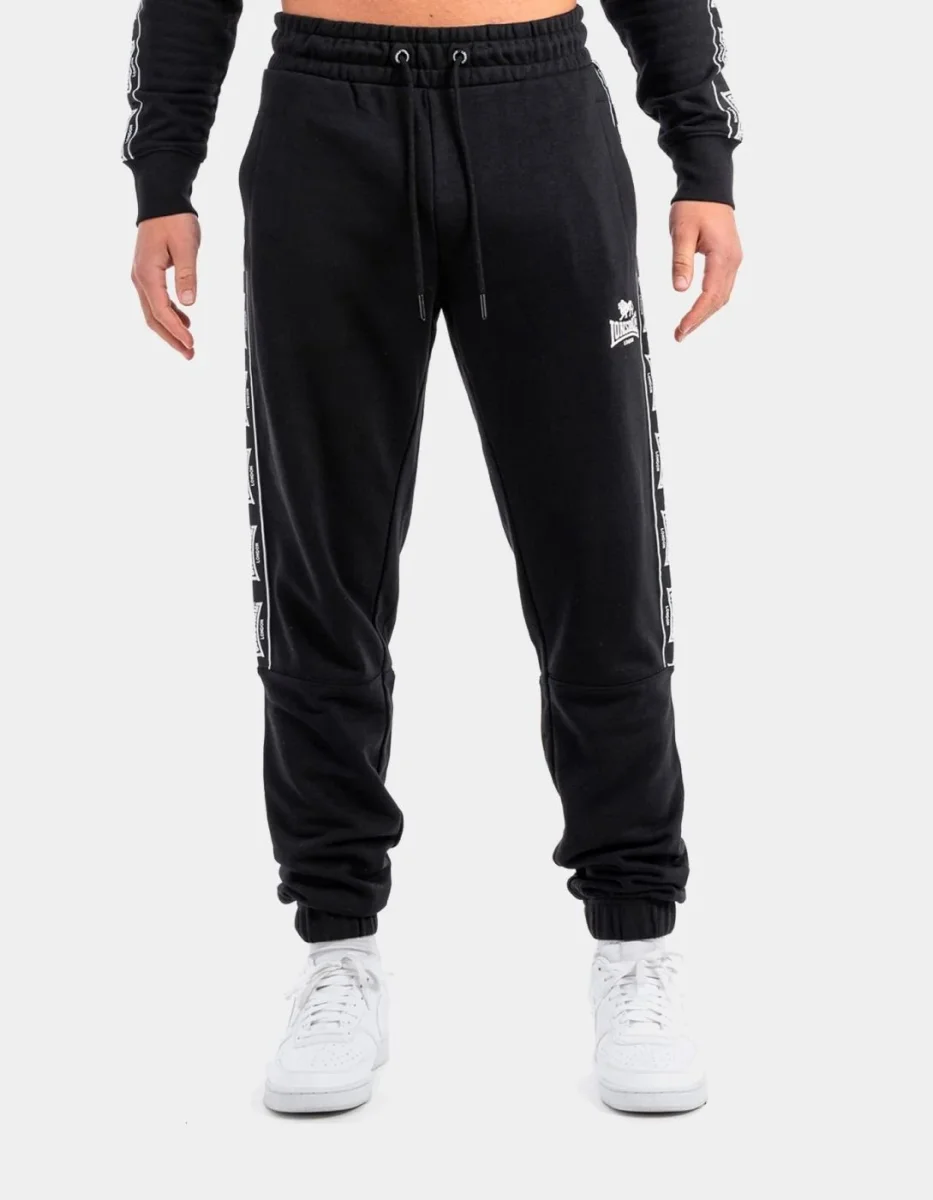 Pantalón Chándal LONSDALE GRUTNESS - Black/White - Imagen 2