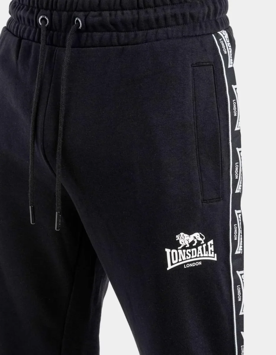 Pantalón Chándal LONSDALE GRUTNESS - Black/White - Imagen 5
