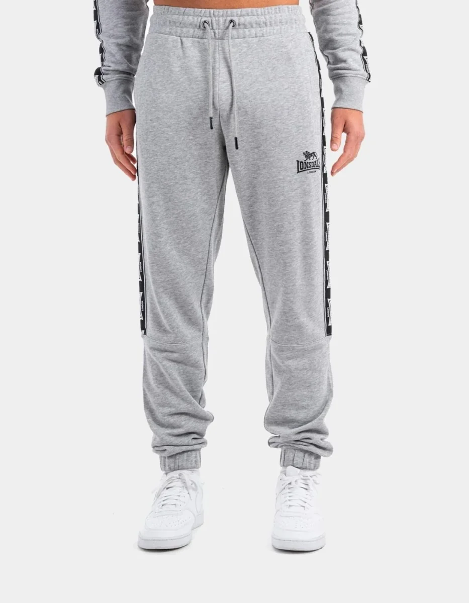 Pantalón Chándal LONSDALE GRUTNESS - Marl Grey/Black/White - Imagen 2
