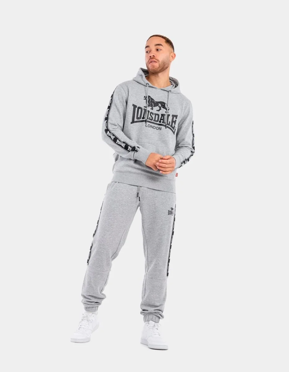 Pantalón Chándal LONSDALE GRUTNESS - Marl Grey/Black/White - Imagen 6