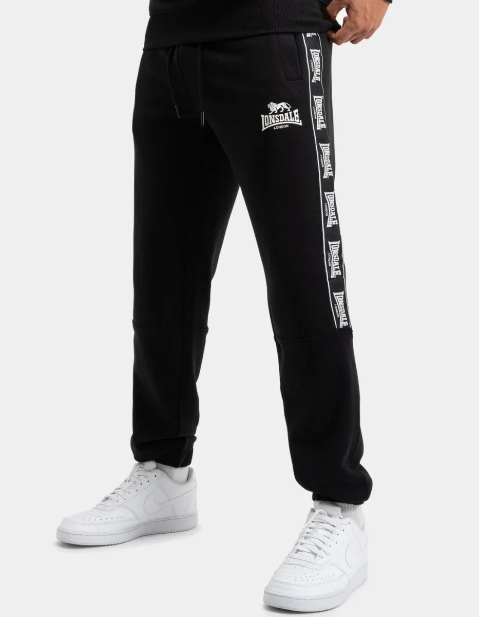 Pantalón Chándal LONSDALE GRUTNESS - Black/White - Imagen 4