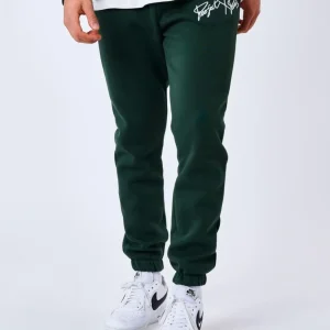Pantalón Chándal T224006 - Verde/Blanco