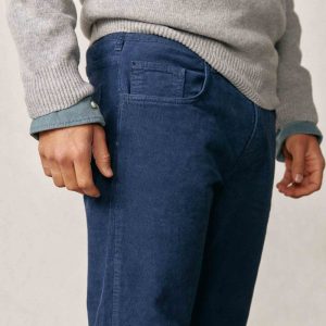 Pantalón Cinco Bolsillos Micropana - Azul Marino