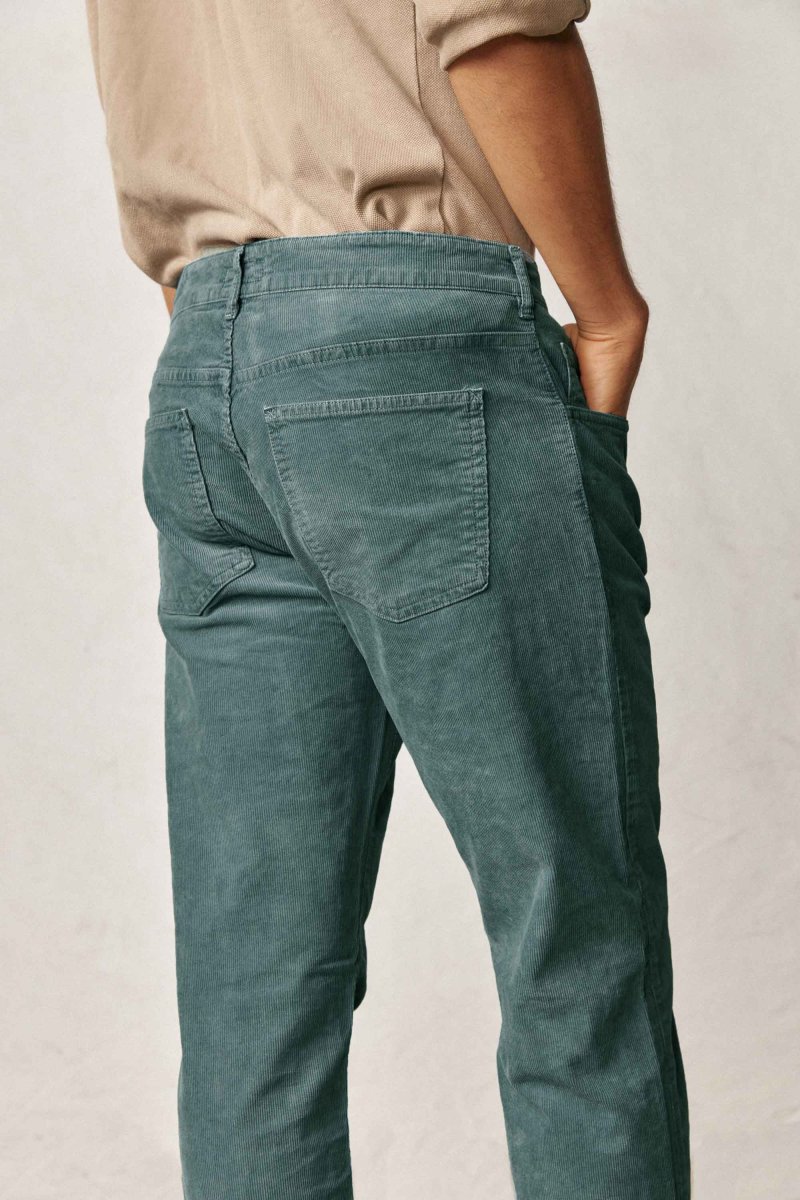 Pantalón Cinco Bolsillos Micropana - Verde Petróleo - Imagen 3