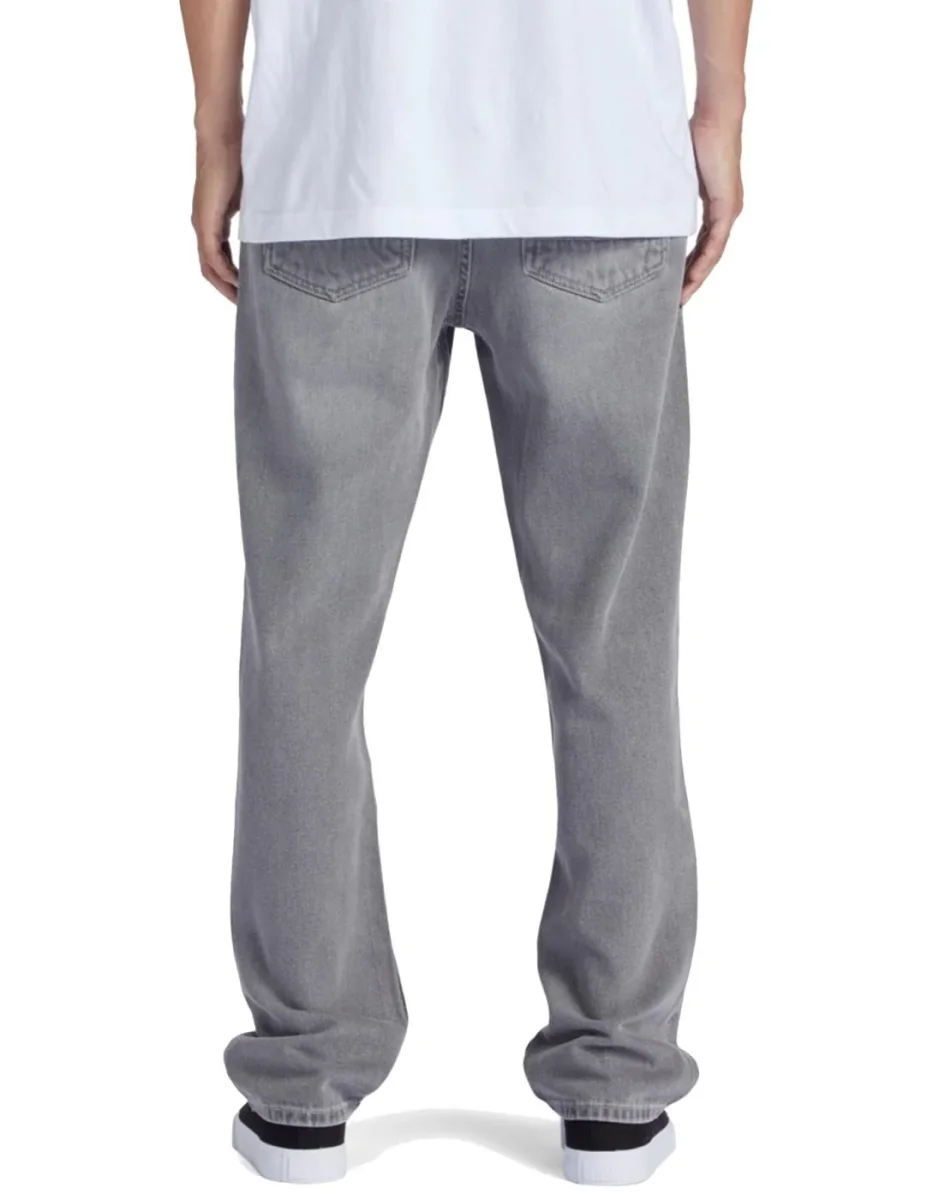 Pantalón DCSHOES WORKER STRAIGHT - Grey Wash - Imagen 3