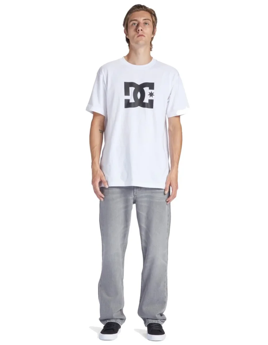 Pantalón DCSHOES WORKER STRAIGHT - Grey Wash - Imagen 4