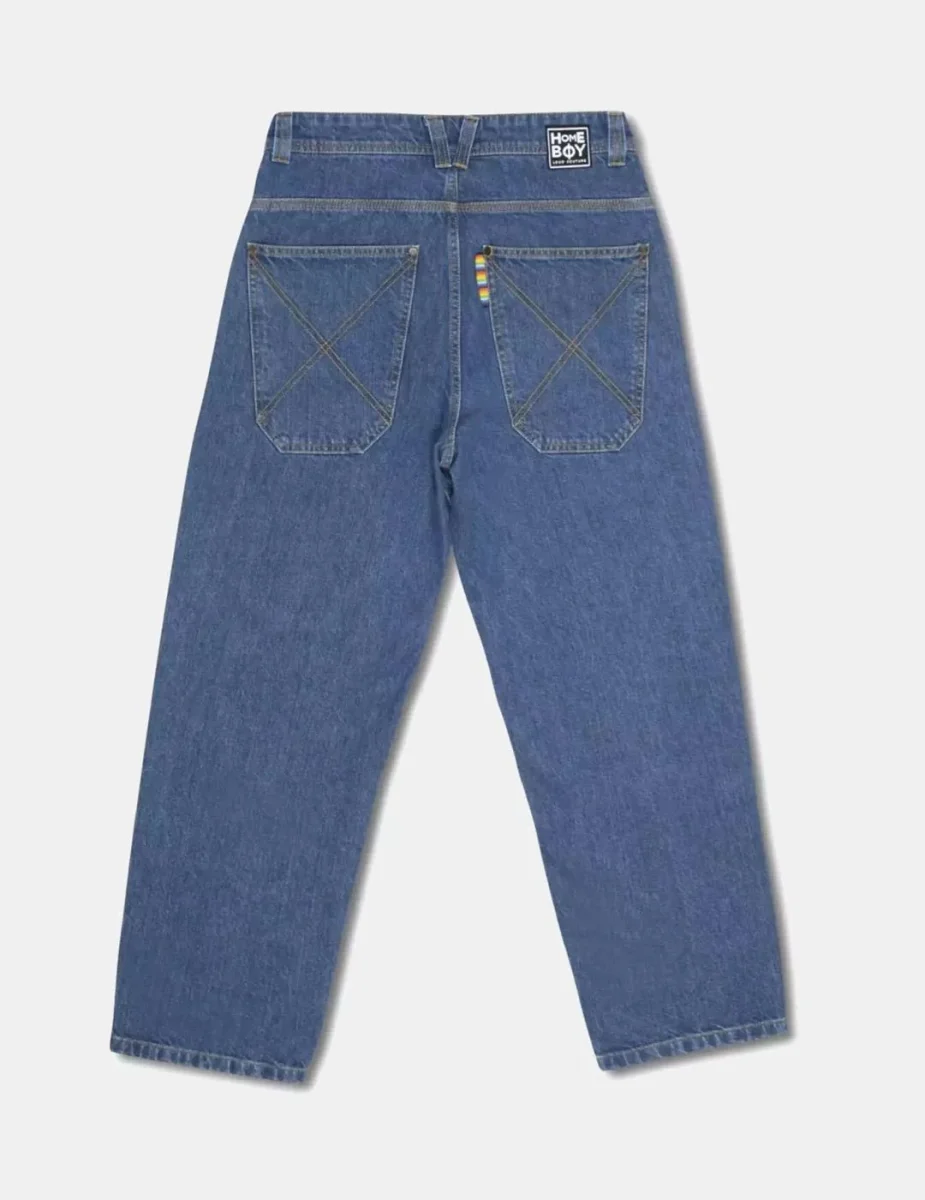 Pantalón HOMEBOY BAGGY - Washed Blue - Imagen 5
