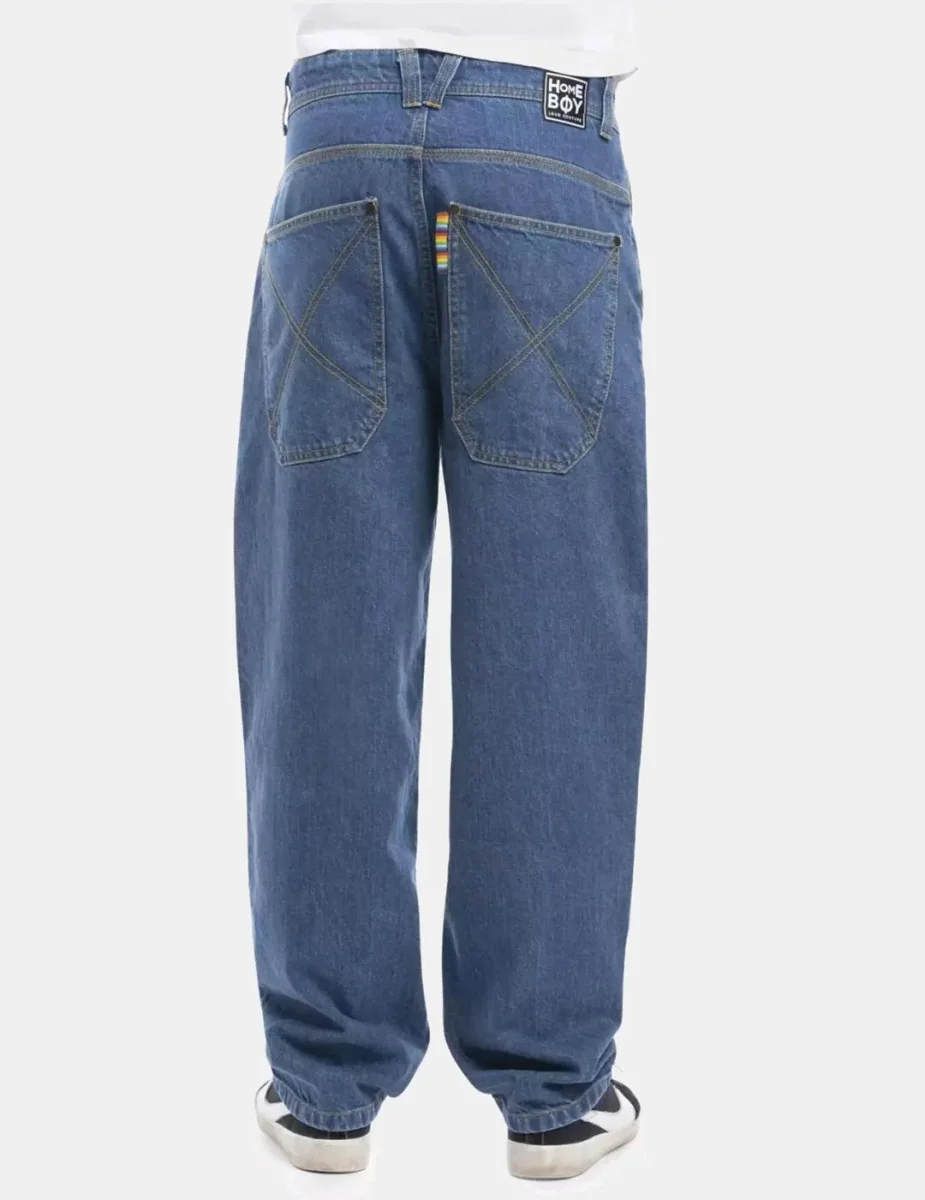 Pantalón HOMEBOY BAGGY - Washed Blue - Imagen 3
