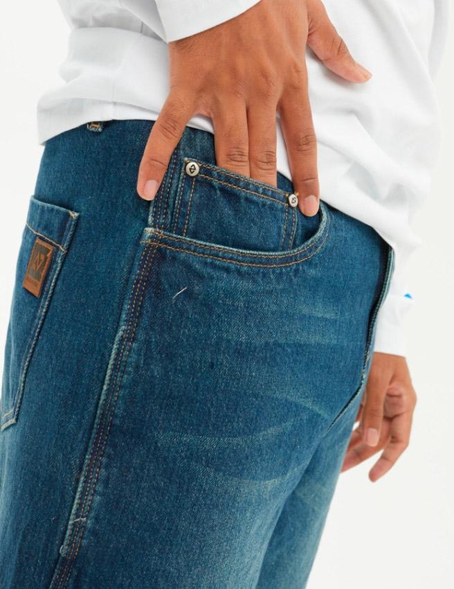Pantalón HYDROPONIC WISDOM - Dark used Denim - Imagen 7