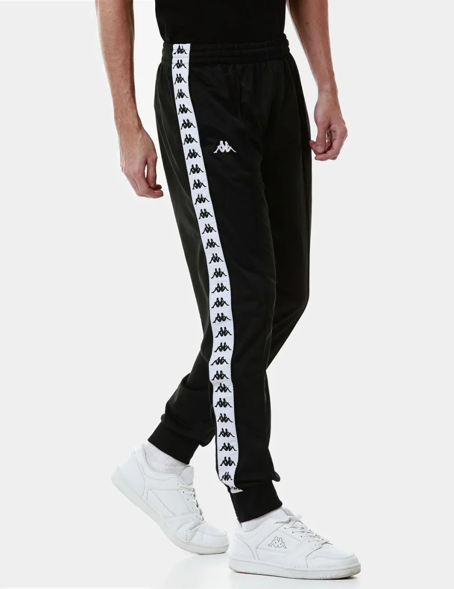 Pantalón KAPPA RASTORIA SLIM - Black/White - Imagen 2