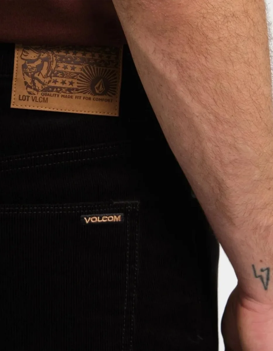 Pantalón VOLCOM SOLVER 5 POCKET CORD - Black - Imagen 8