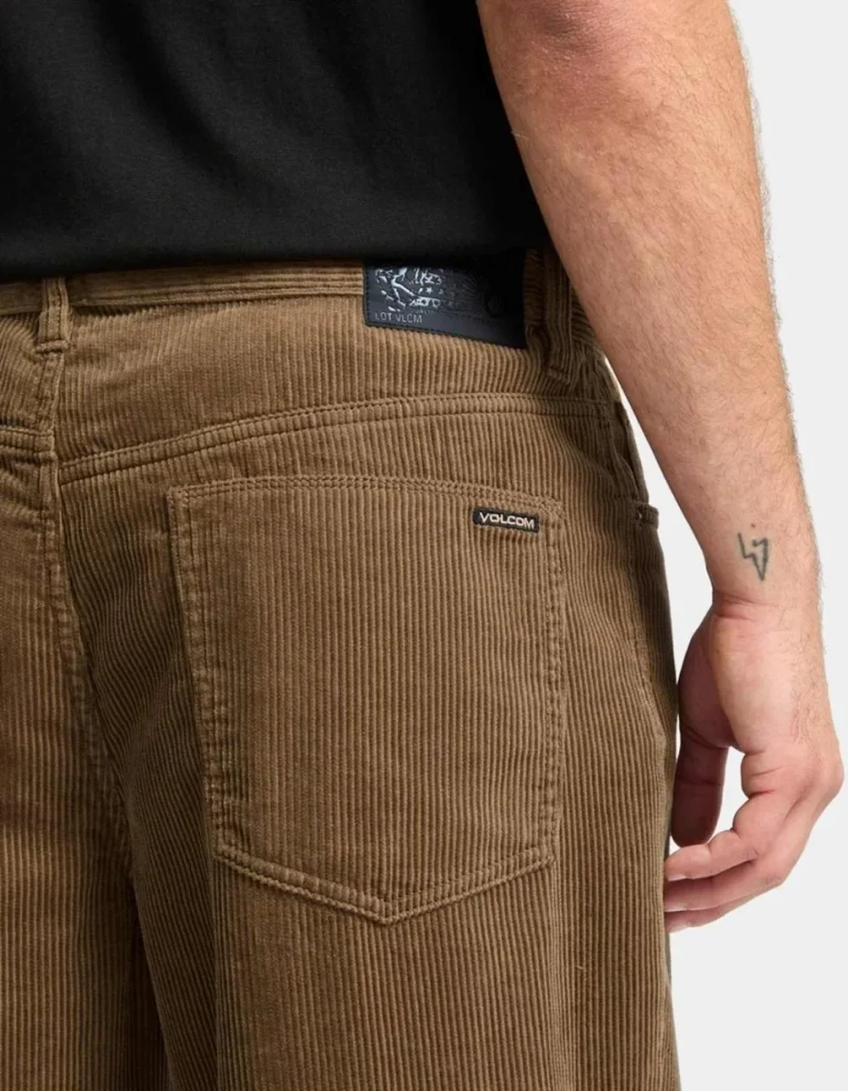 Pantalón VOLCOM BILLOW TAPERED CORD - Ermine - Imagen 5